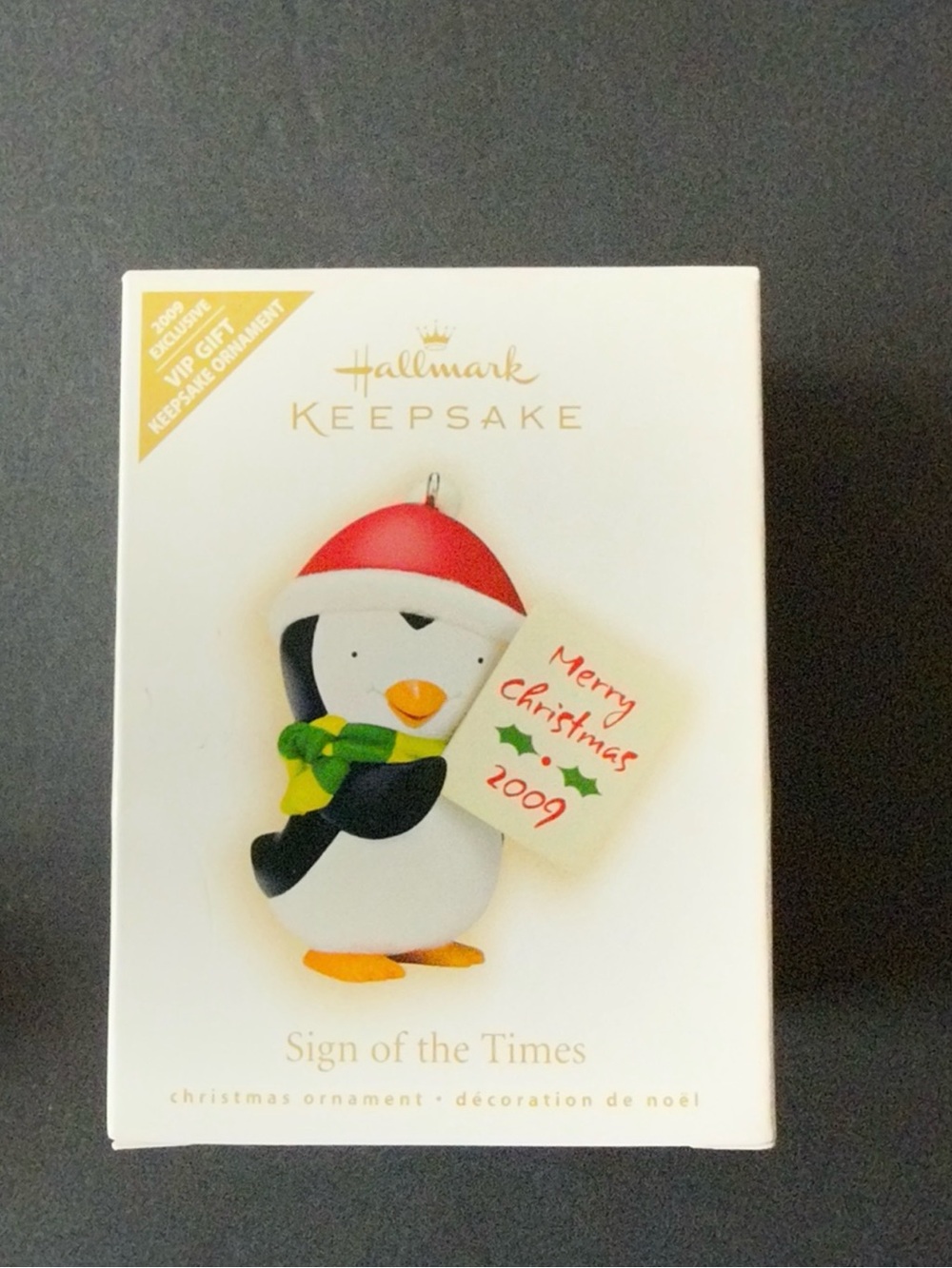 Hallmark Keepsake Penguin Ornament - Red, Green, White